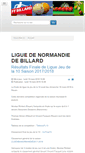 Mobile Screenshot of billardnormandie.fr